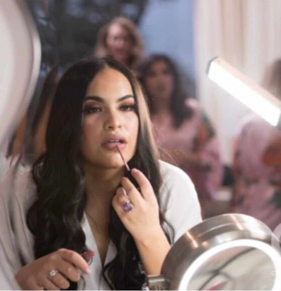 Angelica Zamora at work